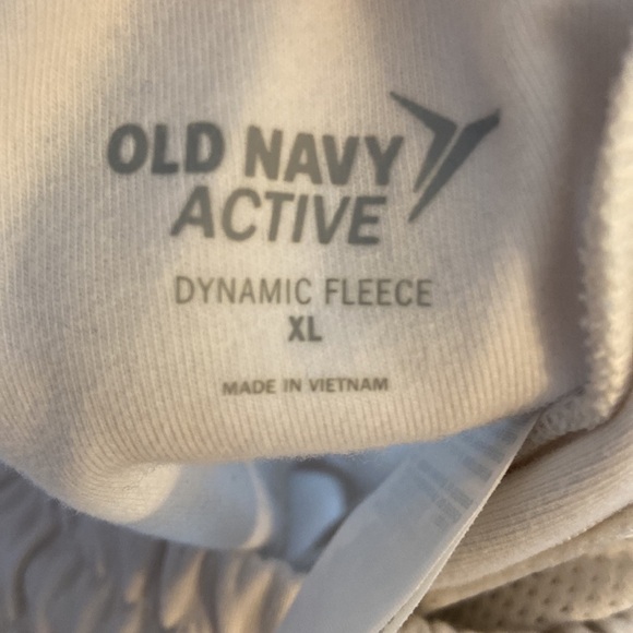 Mens size extra large, Old Navy, active white joggersD18 - Picture 6 of 7